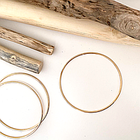 Кольцо золото 12 см, основа для макраме, основа для ловца снов, кольцо для плетения макраме металлическое