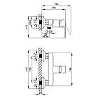 Змішувач для душу Qtap Ustek 4016107C, фото 2