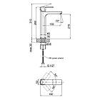 Змішувач для раковини Qtap Lipno 1023H101CB, фото 2