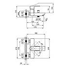 Змішувач для ванни Qtap Lipno 3023101DG, фото 3