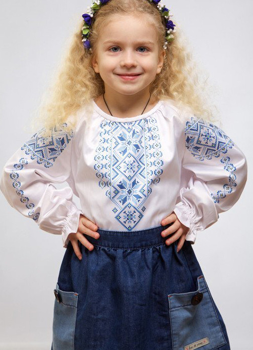 Заготовка вишиванки для дівчинки № 037.1-БД, фото 1