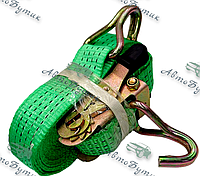 Стяжний ремінь 2т. стрічка 10 м. З гак