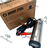 Насос для перекачування палива солярки заглибний 12 вольтів d-51 mm 30 л/хв зі шлангом 3 м, фото 2