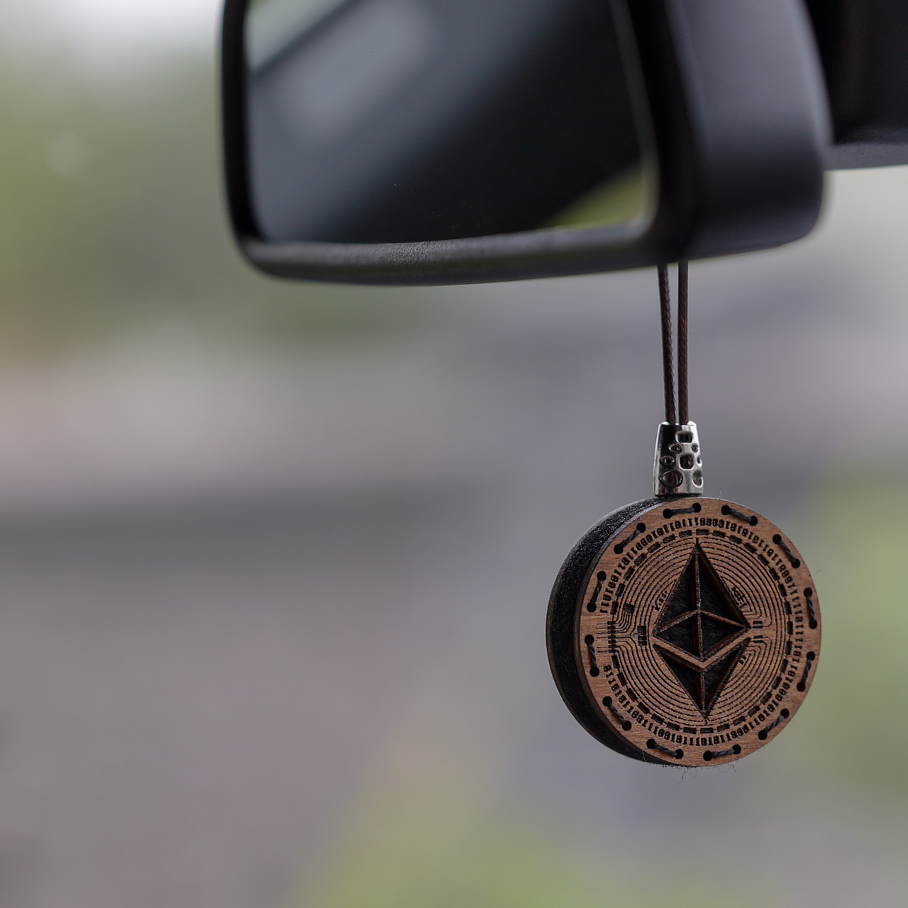 Ароматизатор дерев'яний в машину Ethereum ручної роботи, 5 см.