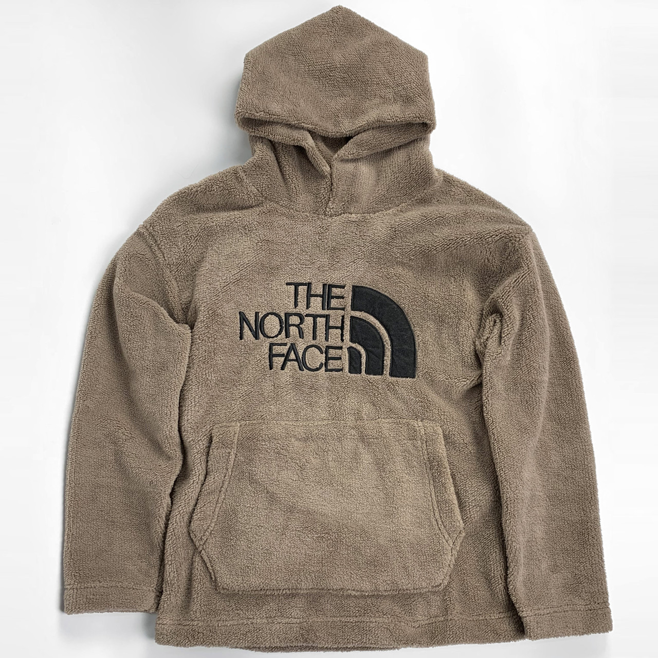 М'яка кофта (худі) The North Face з товстим вовняним флісом, колір коричневий