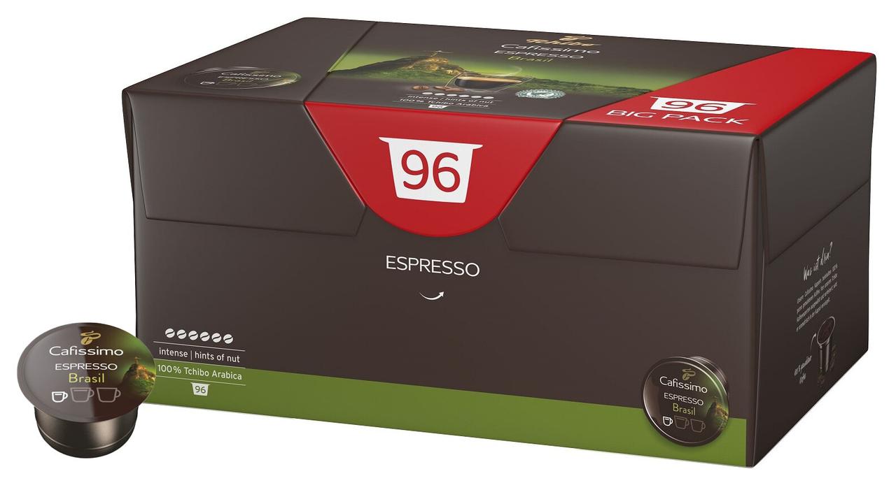 Кава в капсулах TCHIBO Cafissimo Brasil 96 шт, фото 1