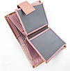 Жіночий маленький шкіряний гаманець Cardinal 9х12х3 см Рожевий, фото 9
