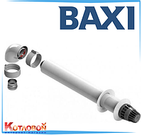 Коаксиальный комплект для труба котла BAXI с отводом 90° 60/100