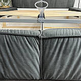 Стильне нове ліжко в тканині, фото 8