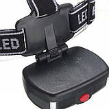 Налобний ліхтар LW601-1 COB LED, фото 3