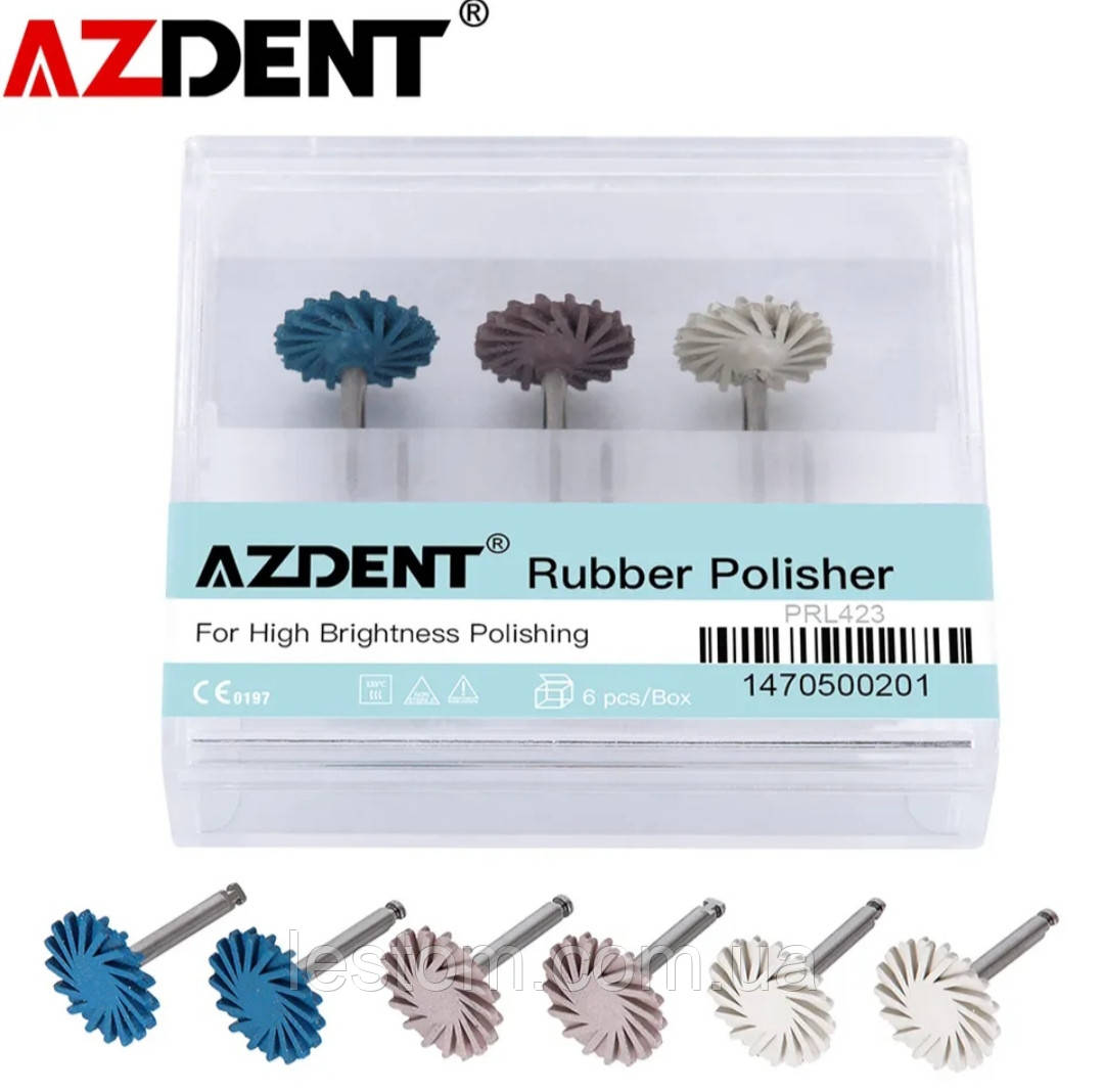 Поліри AZDENT 6 шт