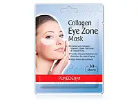 Коллагеновые патчи под глаза Purederm Collagen Eye Zone Mask, 30шт Южная Корея