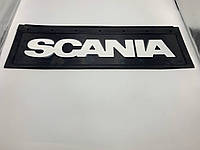 Брызговик на заднее двускатное колесо "Scania" Черный (205X645)