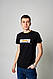Чоловіча футболка, чорного кольору - фото 1 - id-p1838686825