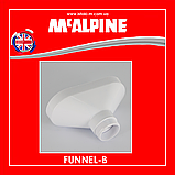 Зливна воронка овальна для збору води та конденсату 1 1/2 FUNNEL-B McAlpine, фото 6