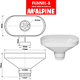 Зливна воронка овальна для збору води та конденсату 1 1/2 FUNNEL-B McAlpine, фото 3