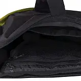 Спортивний рюкзак на одну лямку Onepolar 1305 чорно-зелена сумка, фото 5