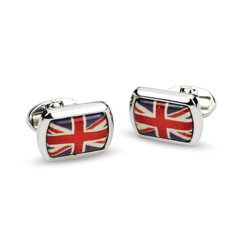 Запонки Union Flag прямокутні