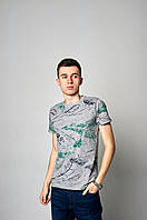 Чоловіча футболка, сірого кольору