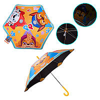 Зонт детский Paw Patrol PL82136 (60шт) герои, светоотражающая лента, диаметр – 89 см, длина трости – 69 см