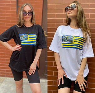 Літня жіноча футболка та велосипедки