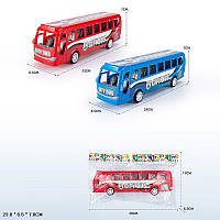 Игрушка Автобус JY88-1A (360шт/2) 2цвета, в пакете 23*6,5*7см