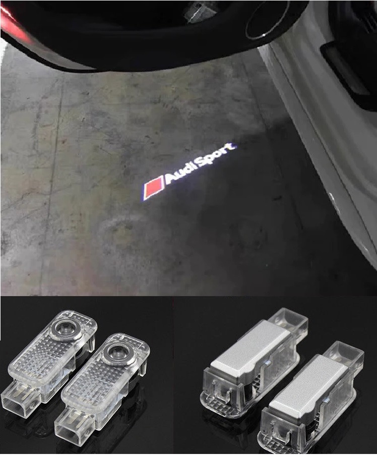 Підсвітка дверей з логотипом Аудіо Audi A1 A3 A4 A4L A5 A6 A6L (05- ) A7 A8 (04-09) A8 2шт.