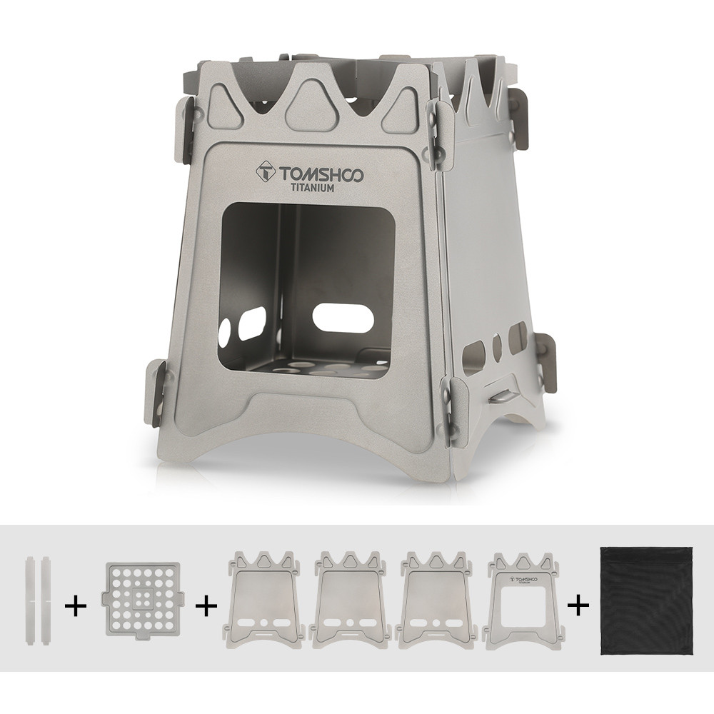 Титанова дрібниця, дрібниця з титану Tomshoo titanium 16 х 12.5 х 12.5 см в чохлі