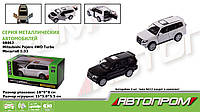 Машина металл 68463 (48шт/2) "АВТОПРОМ", 2 цвета, 1:33 Mitsubishi Pajero 4WD Turbo,батар,