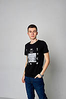 Чоловіча футболка, чорного кольору