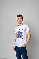 Чоловіча футболка, білого кольору
