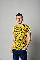 Чоловіча футболка, жовтого кольору