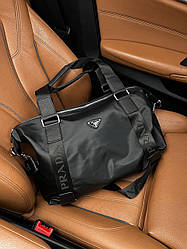 Жіноча сумка Прада чорна Prada Sport Black нейлон