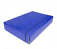 Папка бокс iTEM, А4, 60 мм., ламінованний картон, на резинці, синяя, (iTEM306\03)