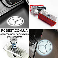 Mercedes-Benz W212 W213 W166 X166 AMG Штатная Led подсветка двери с логотипом тюнинг