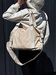 Жіноча сумка Прада бежева Prada Sport Beige нейлон
