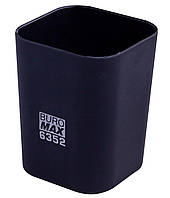 Подставка для ручек Buromax, пластиковая, чёрная, RUBBER TOUCH (BM.6352-01)