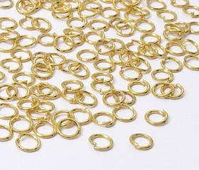 Сполучні кільця золото 4мм