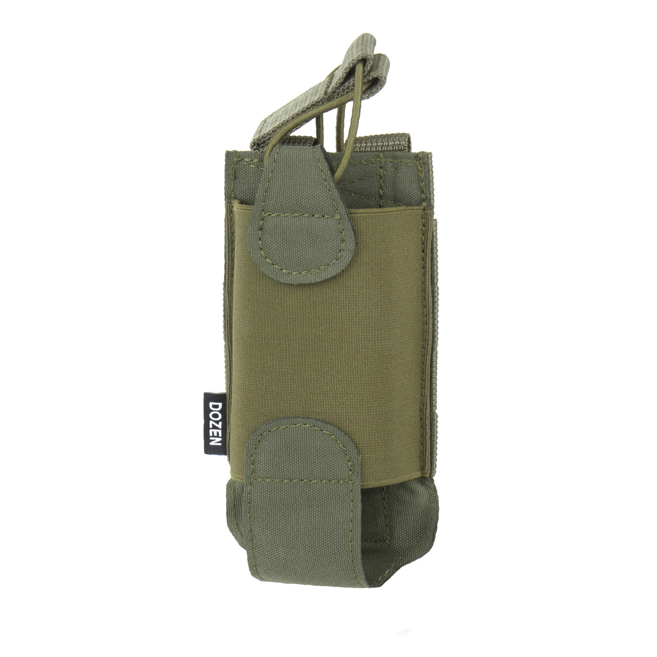 Підсумок для магазинів АК (відкритий) Dozen AK Magazine Elastic Pouch Nylon "Khaki"