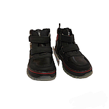 Ботинки детские демисезонные В 377 -1А черные для мальчиков  26, фото 3