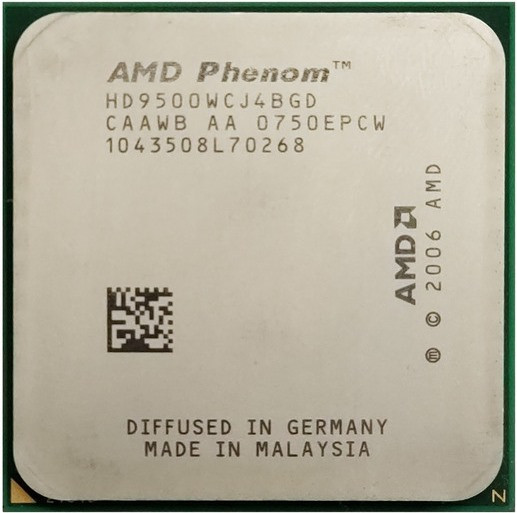 Процесор AMD Phenom X4 9500 2.20 GHz / 2 Mb / 3.6 GT / s (HD9500WCJ4BGD) sAM2+, tray
