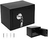 Меблевий металевий домашній Сейф з ключами Malatec Польща S8800, фото 3