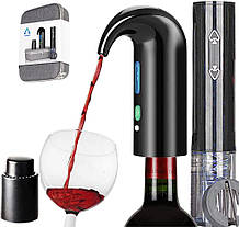 Електричний аератор Luxe, відкривачка для винних пляшок, вакуумний корок для вина, різак для фольги, сумка