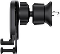Автотримач для телефону Baseus Stable Gravitational Car Mount Air (Air Outlet Version) Black, фото 3
