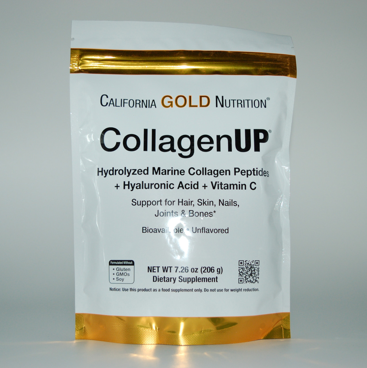 Колаген Пептиди UP 5000 mg California Gold Nutrition 206 гр.