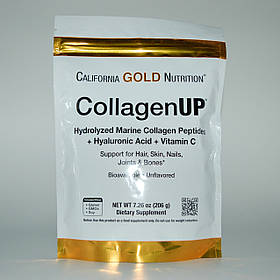 Колаген Пептиди UP 5000 mg California Gold Nutrition 206 гр.