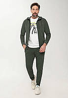 Мужской спортивный костюм - хлопковый, зеленый Volcano XL