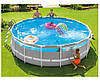 Басейн каркасний Intex 26730 Prism Frame 488х122 см з картриджним фільтром круглий для всієї родини дачі, фото 7