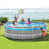 Каркасний басейн Intex 26730 Prism Frame 488х122 см круглий для всієї родини з картриджним фільтром, фото 8