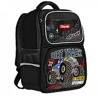 Рюкзак шкільний 1Вересня S-105 Dirt Track Чорний (555098) D4P3-2023